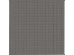 vidaXL Gewichtsdecke Grau 200x200 cm 13 kg Stoff Modell 1