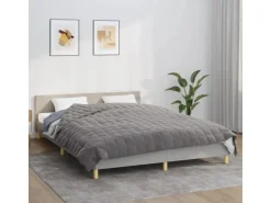 vidaXL Gewichtsdecke Grau 200x200 cm 13 kg Stoff Modell 1