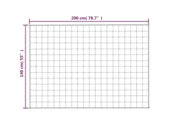 vidaXL Gewichtsdecke Grau 140x200 cm 10 kg Stoff Modell 1* Bettwäsche