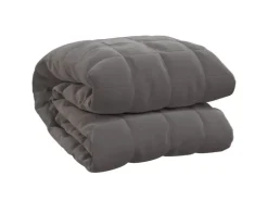 vidaXL Gewichtsdecke Grau 152x203 cm 11 kg Stoff Modell 1