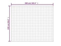 vidaXL Gewichtsdecke Grau 220x260 cm 15 kg Stoff* Decken