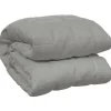 vidaXL Gewichtsdecke Grau 200x220 cm 9 kg Stoff* Überwürfe