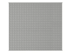 vidaXL Gewichtsdecke Grau 200x220 cm 9 kg Stoff* Überwürfe