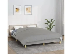 vidaXL Gewichtsdecke Grau 200x220 cm 9 kg Stoff* Überwürfe