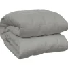 vidaXL Gewichtsdecke Grau 155x220 cm 11 kg Stoff