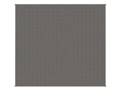 vidaXL Gewichtsdecke Grau 200x230 cm 13 kg Stoff