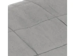 vidaXL Gewichtsdecke Grau 120x180 cm 5 kg Stoff