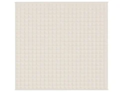 vidaXL Gewichtsdecke Hellcreme 220x240 cm 15 kg Stoff* Decken
