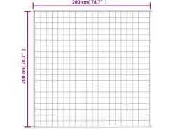 vidaXL Gewichtsdecke Hellcreme 200x200 cm 9 kg Stoff Modell 1