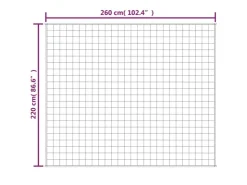 vidaXL Gewichtsdecke Hellcreme 220x260 cm 11 kg Stoff