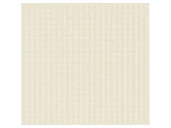 vidaXL Gewichtsdecke Hellcreme 220x240 cm 15 kg Stoff Modell 1* Decken