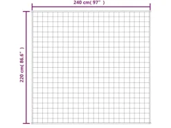 vidaXL Gewichtsdecke Hellcreme 220x240 cm 15 kg Stoff Modell 1* Decken