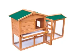 vidaXL Großer Kaninchenstall Kleintierhaus Hasenstall Holz* Kleintierbedarf