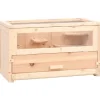 vidaXL Hamsterkäfig 60x30x35 cm Massivholz Tanne* Kleintierbedarf