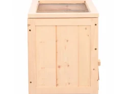 vidaXL Hamsterkäfig 60x30x35 cm Massivholz Tanne* Kleintierbedarf