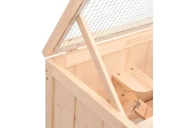vidaXL Hamsterkäfig 60x30x35 cm Massivholz Tanne* Kleintierbedarf
