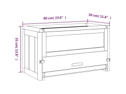 vidaXL Hamsterkäfig 60x30x35 cm Massivholz Tanne* Kleintierbedarf