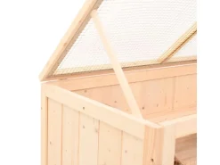 vidaXL Hamsterkäfig 104x52x54 cm Massivholz Tanne* Kleintierbedarf