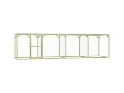 vidaXL Hühnerkäfig 1,5x6x1,5 m Imprägniertes Kiefernholz