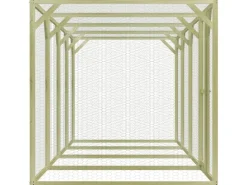 vidaXL Hühnerkäfig 1,5x6x1,5 m Imprägniertes Kiefernholz