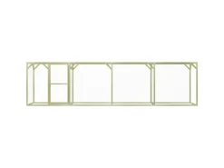 vidaXL Hühnerkäfig 1,5x6x1,5 m Imprägniertes Kiefernholz