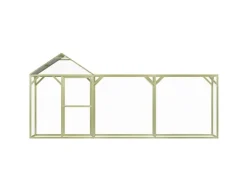 vidaXL Hühnerkäfig 4,5x1,5x2 m Imprägniertes Kiefernholz* Kleintierbedarf