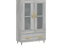 vidaXL Highboard Grau Sonoma 69,5x31x115 cm Holzwerkstoff 828282* Vitrinen