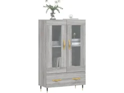vidaXL Highboard Grau Sonoma 69,5x31x115 cm Holzwerkstoff 828282* Vitrinen