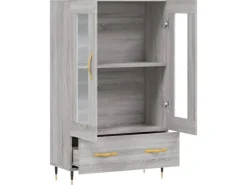 vidaXL Highboard Grau Sonoma 69,5x31x115 cm Holzwerkstoff 828282* Vitrinen