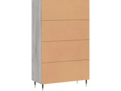 vidaXL Highboard Grau Sonoma 69,5x31x115 cm Holzwerkstoff 828282* Vitrinen