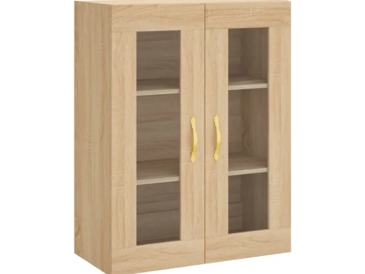 vidaXL Highboard Sonoma-Eiche 69,5x34x180 cm Holzwerkstoff 3198324* Vitrinen