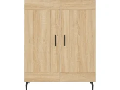 vidaXL Highboard Sonoma-Eiche 69,5x34x180 cm Holzwerkstoff 3198356* Vitrinen