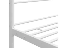 vidaXL Himmelbett Weiß Metall 120x200 cm651108* Betten
