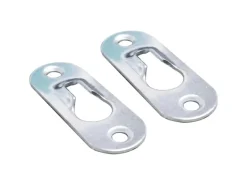 vidaXL Hängende Nachttische 2 Stk Hochglanz-Weiß 40x30x15 cm* Wandregale