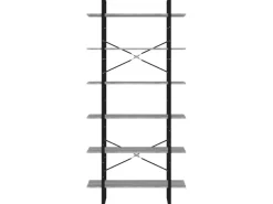 vidaXL Hochschrank Grau Sonoma 100x30x210 cm Holzwerkstoff* Büroregale