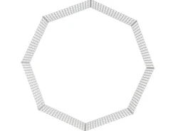 vidaXL Kaninchenkäfig 8 Paneele 54x60 cm Verzinktes Eisen