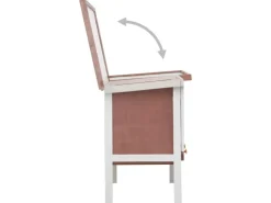 vidaXL Kaninchenstall 1 Ebene Braun Holz* Kleintierbedarf