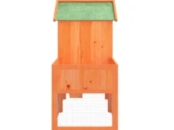 vidaXL Kaninchenstall Braun 170x63x113 cm Massivholz Kiefer* Kleintierbedarf