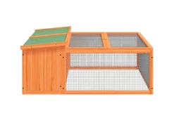 vidaXL Kaninchenstall Braun 117,5x97x47,5 cm Massivholz Kiefer* Kleintierbedarf