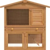 vidaXL Kaninchenstall Kleintierhaus Hasenstall 3 Türen Holz* Kleintierbedarf