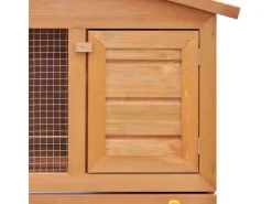 vidaXL Kaninchenstall Kleintierhaus Hasenstall 3 Türen Holz* Kleintierbedarf