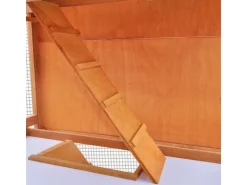 vidaXL Kaninchenstall Kleintierhaus Hasenstall 3 Ebenen Holz* Kleintierbedarf