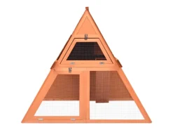 vidaXL Kaninchenstall 152x127x109,5 cm Massivholz Tanne
