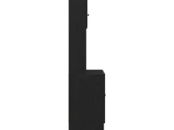 vidaXL Küchenschrank mit Regal Schwarz Eichen-Optik 60 x 50 x 180 cm 3365557