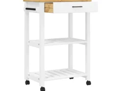 vidaXL Küchenwagen MONZA 60x40x90 cm Massivholz Kiefer Modell 8* Regale Massivholz