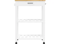 vidaXL Küchenwagen MONZA 60x40x90 cm Massivholz Kiefer Modell 8* Regale Massivholz