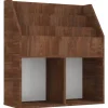 vidaXL Kinder-Bücherregal Braun Eiche 71x30x78,5 cm Holzwerkstoff* Garderoben
