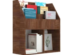 vidaXL Kinder-Bücherregal Braun Eiche 71x30x78,5 cm Holzwerkstoff* Garderoben