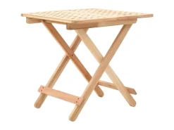 vidaXL Klappbarer Beistelltisch Walnussholz Massiv 50x50x49 cm* Tische