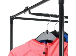 vidaXL Kleiderschrank Schwarz 75×50×160 cm
